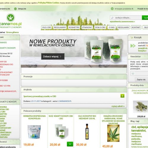 Konopia włóknista sklep