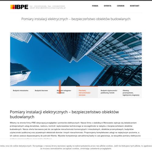 Przegląd instalacji elektrycznej łódź - Katowice