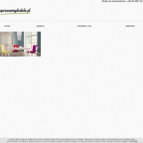 Stoły wg własnego projektu