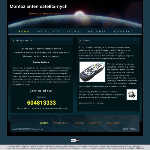 Tani montaż anten satelitarnych w warszawie w Warszawie