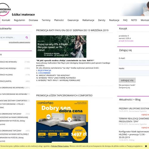 Materac termoelastyczny w Krakowie