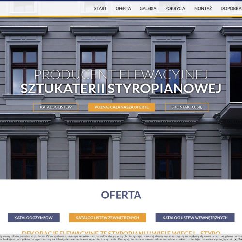 Pilastry styropianowe - łódź