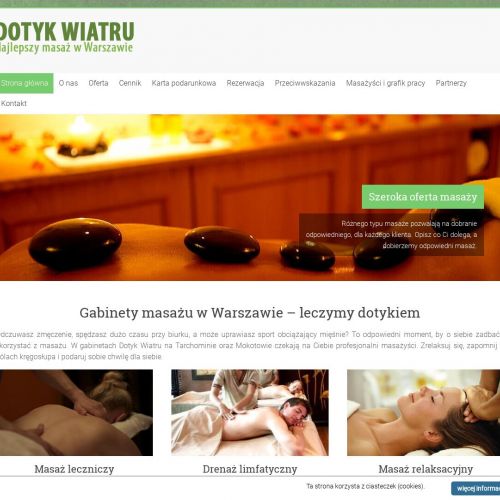 Masaż relaksacyjny mokotów w Warszawie