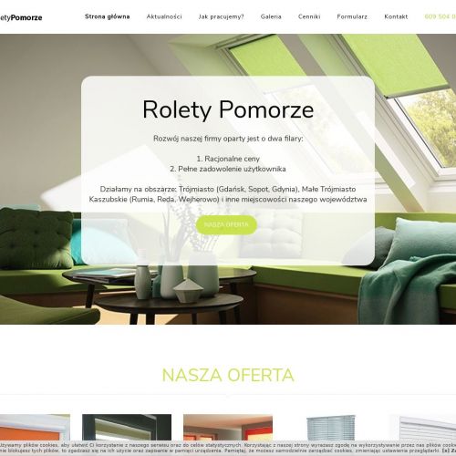 Rolety oliwa w Kartuzach