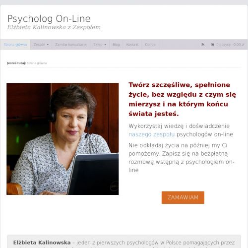 Psycholog kliniczny online