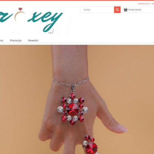 Bransoletka ślubna swarovski