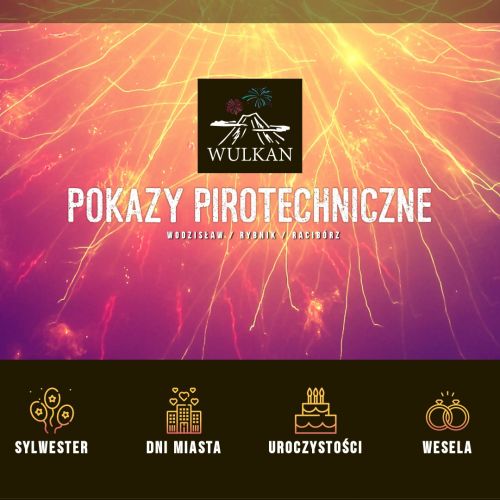 Pokazy sztucznych ogni na wesele śląsk - Wodzisław śląski