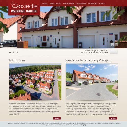 Gdynia - domy na nowym osiedlu