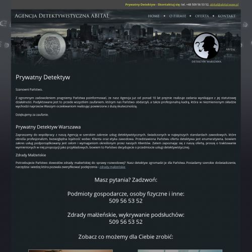 Usługi detektywistyczne warszawa wola