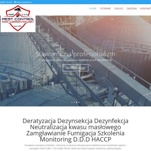 Radom - zabezpieczenie obiektów przed szkodnikami