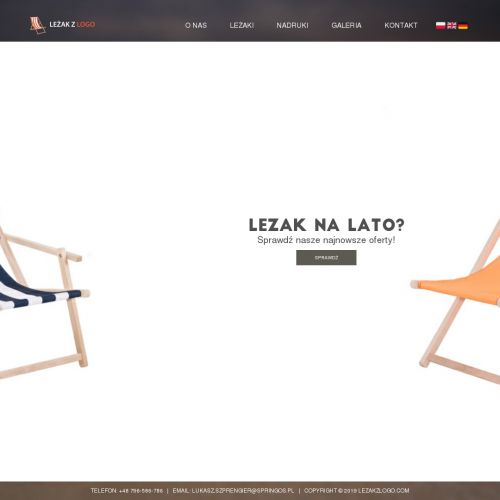 Dystrybutor leżaków na zamówienie w Krakowie