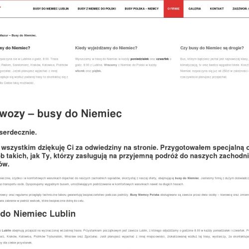 Opole - busy polska niemcy