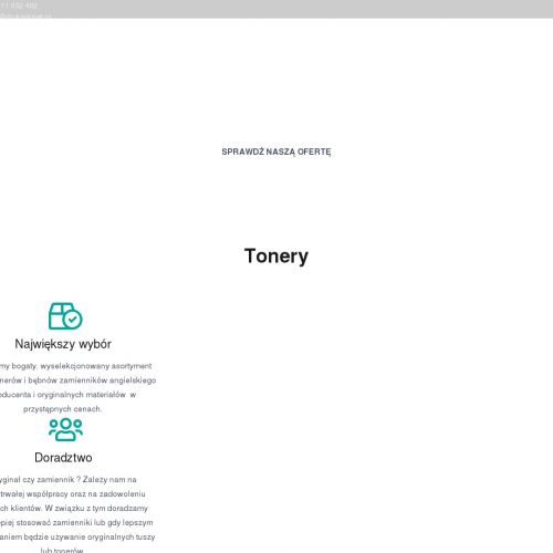 Tonery do drukarek cena w Pszczynie