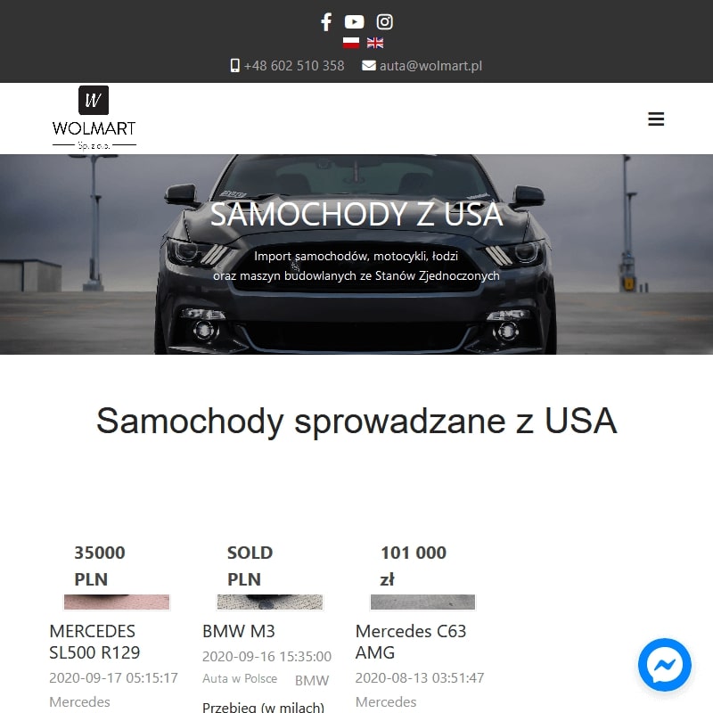 Samochody z usa aukcje