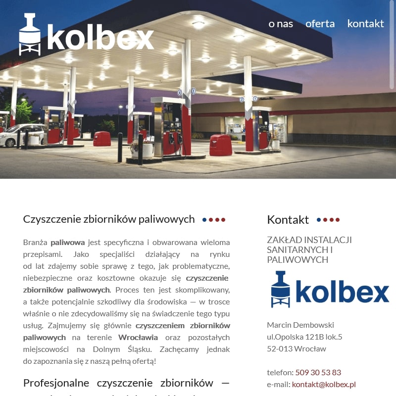 Modernizacja zbiorników paliwowych