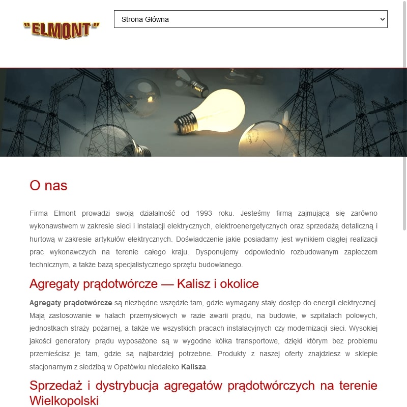 Opatówek - agregaty prądotwórcze 230v