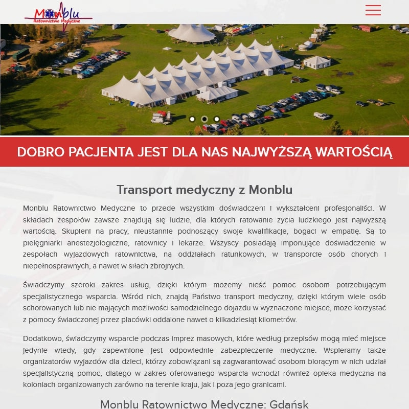 Gdynia - karetka przewozowa