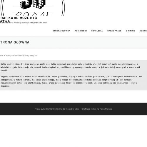 Mińsk Mazowiecki - kurs blender 3d