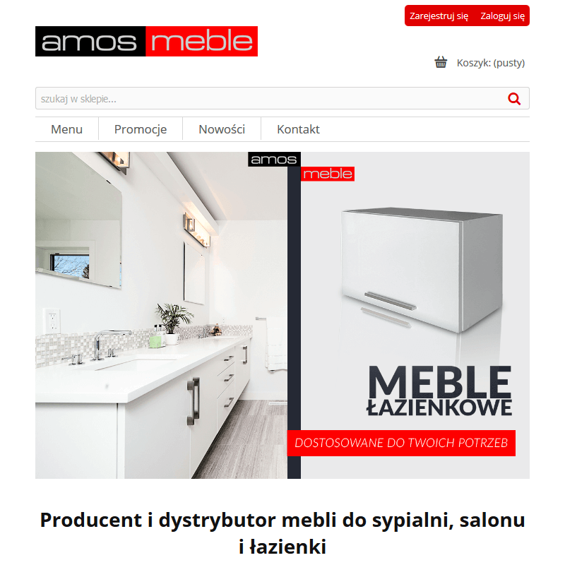 Szafka łazienkowa na klik push open w Wrocławiu