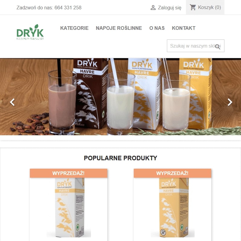 Mleko owsiane czekoladowe