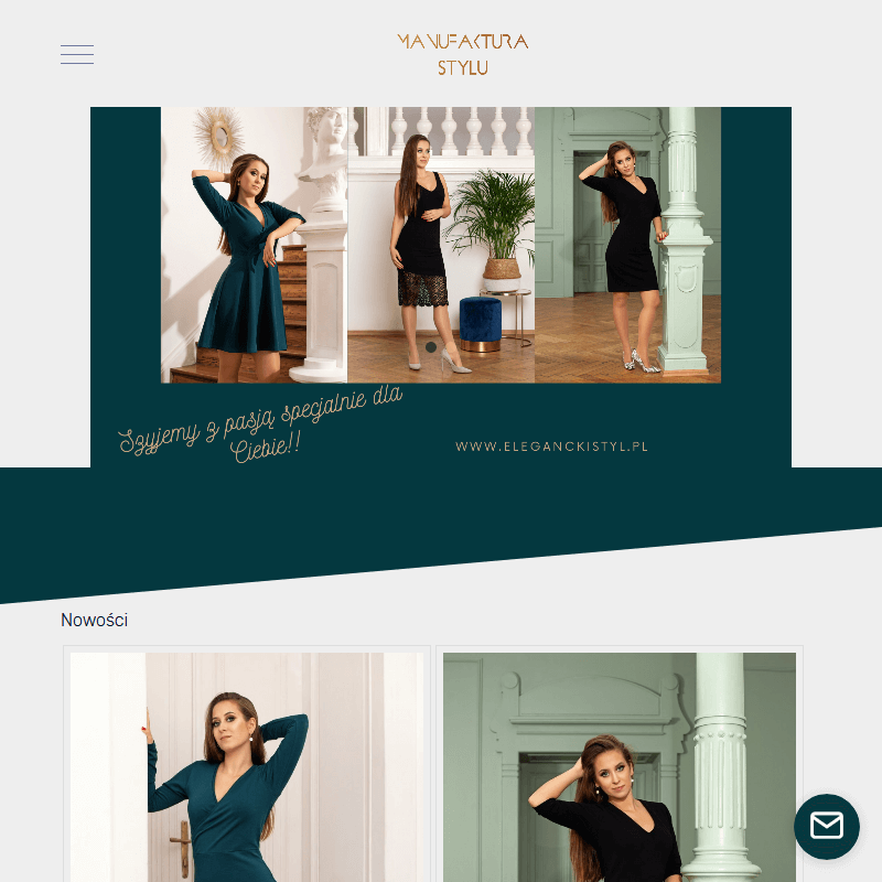 Dzianinowa sukienka casual midi