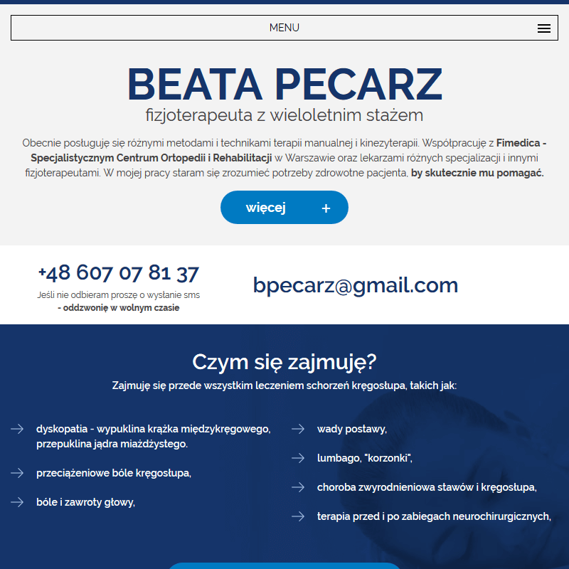 Terapia manualna warszawa centrum w Warszawie