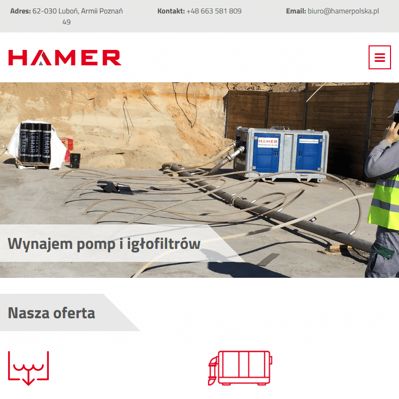 Szczecin - wynajem igłofiltrów