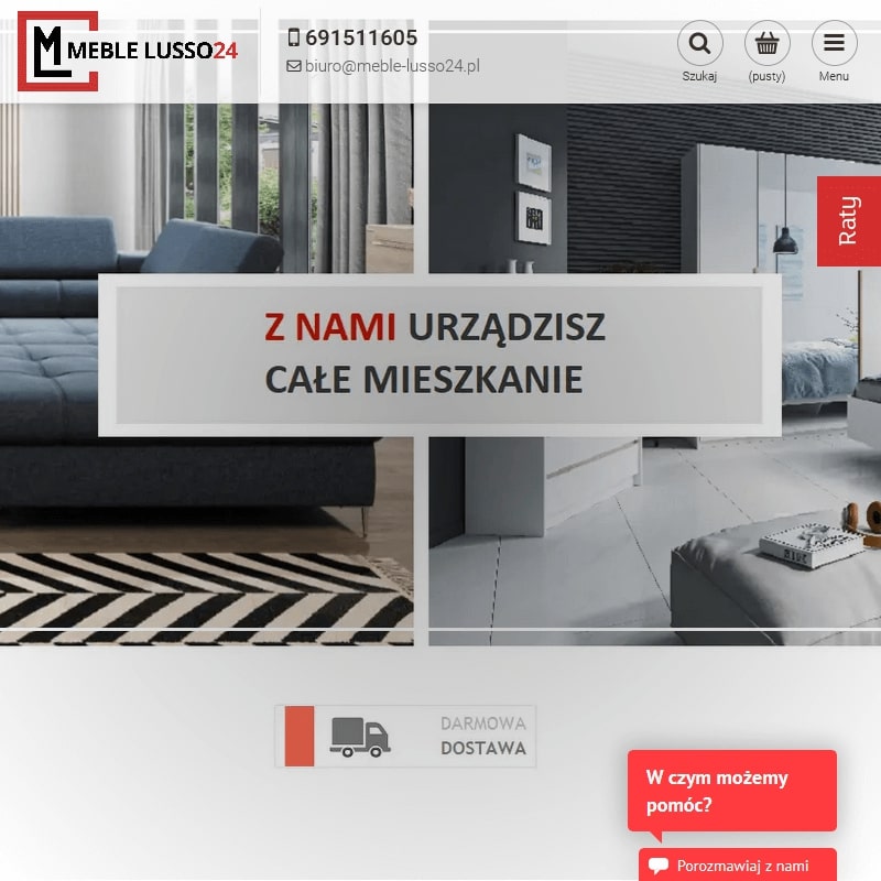 Namysłów - meblościanka podświetlana