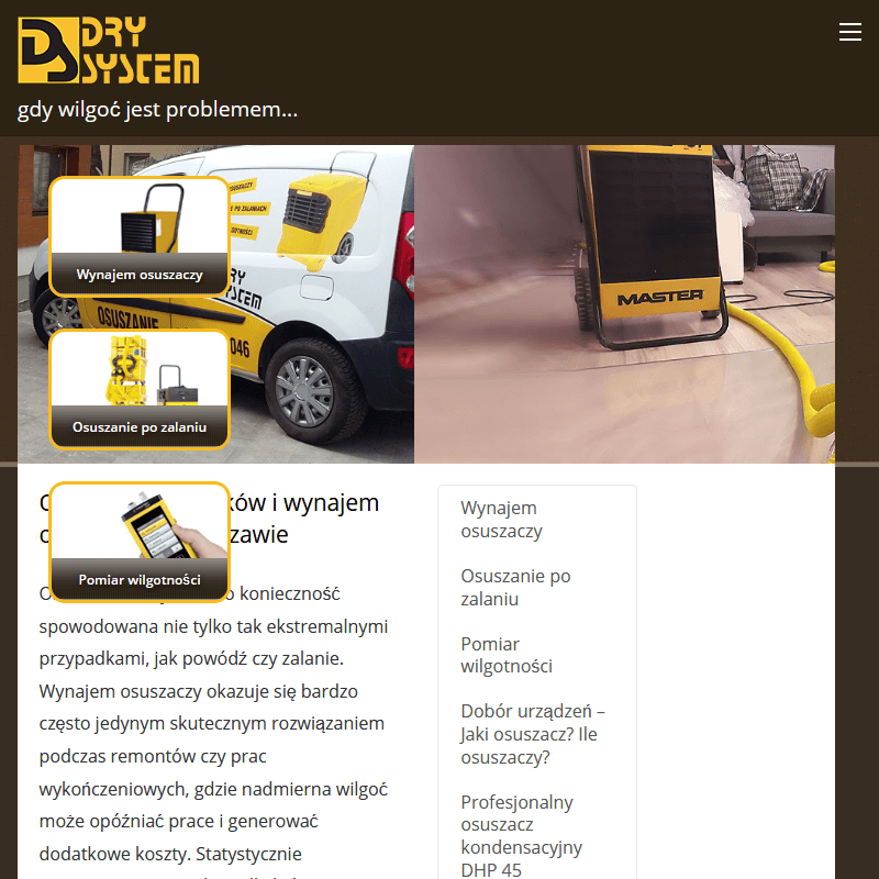 Warszawa - osuszacz powietrza