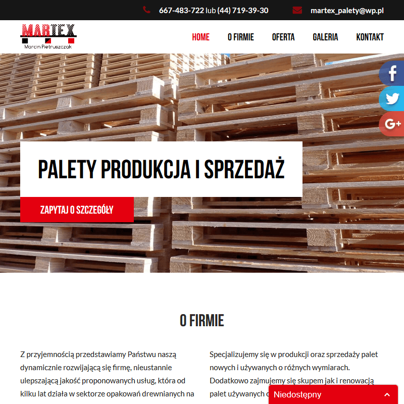 Producent palet lubelskie w Łodzi