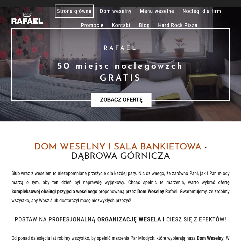 Sala weselna Dąbrowa Górnicza