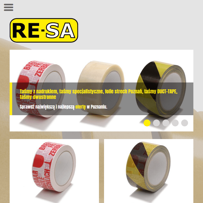 Poznań - taśmy firmowe