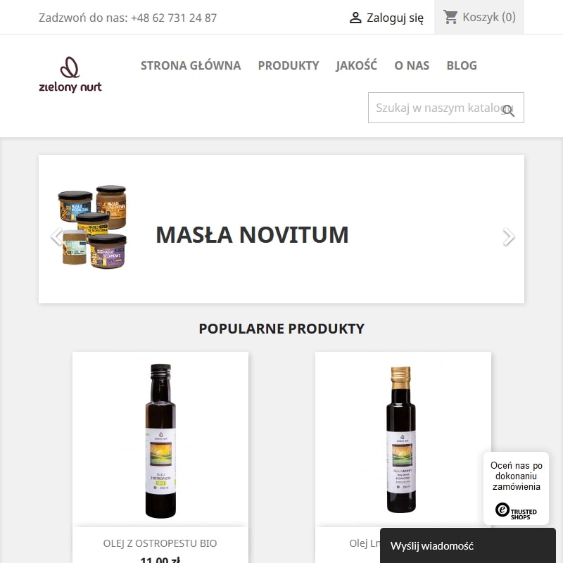 Naturalne kremy orzechowe arachidowe